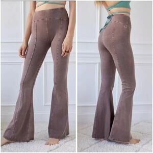 Out From Under Aria Seamed Flare Leg Pant Urban Outfitters Bell Bottom
